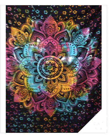 Magic Touch - Celestial Lotus Tapestry