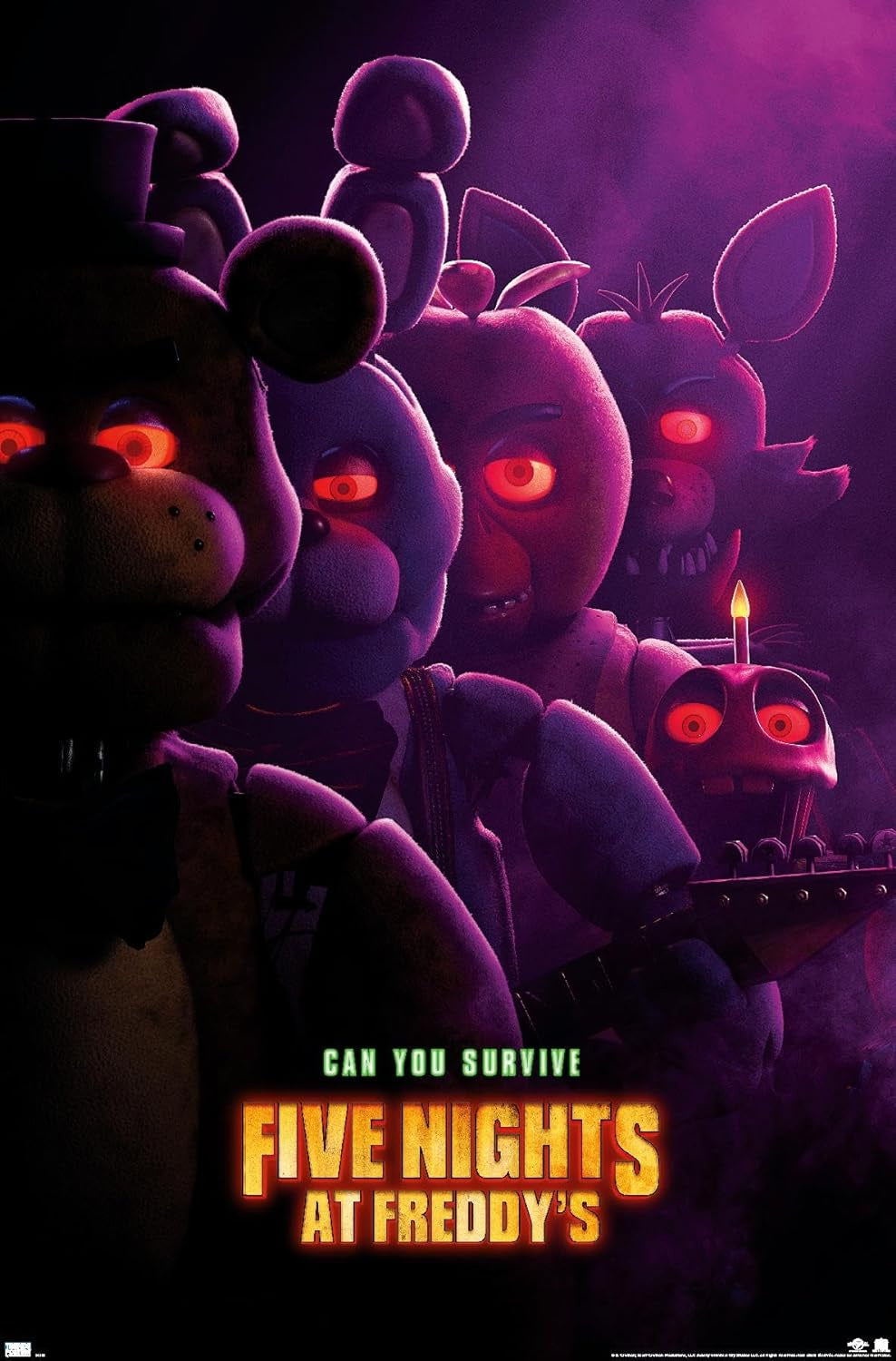 Five Nights At Freddy's Can You Survive Poster