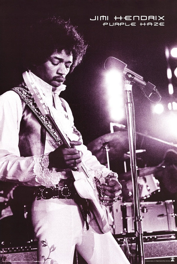 Jimi Hendrix Purple Haze Poster