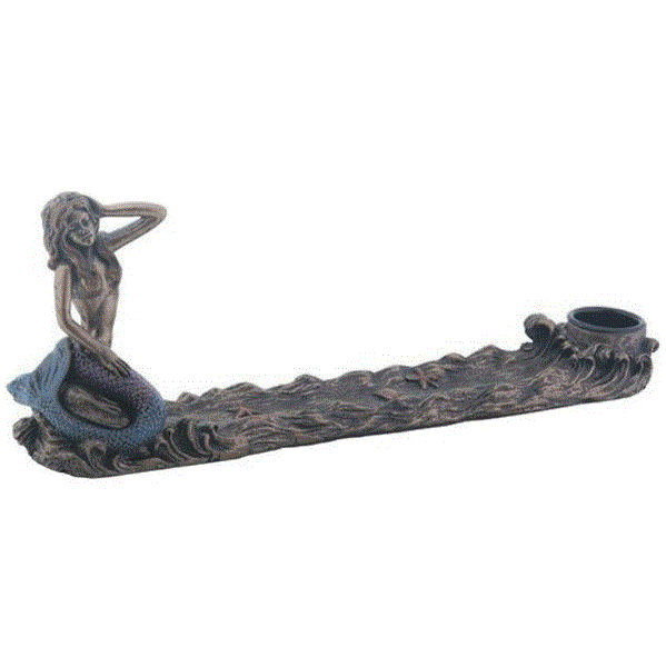 Bronze Mermaid Incense Burner Y9000