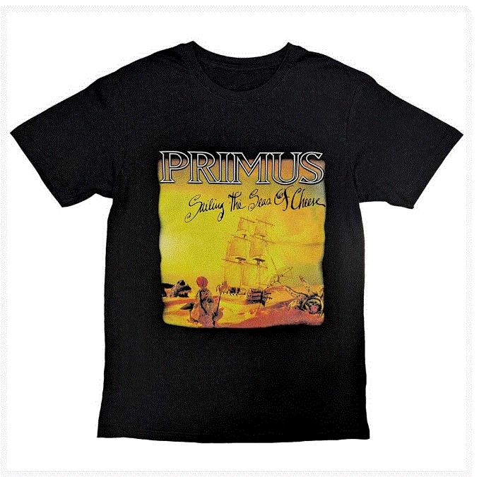 Primus Unisex T-Shirt - Sailing The Seas Of Cheese (Black)