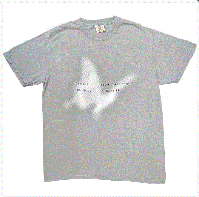 Post Malone Unisex T-Shirt - Butterfly (Ex-Tour)