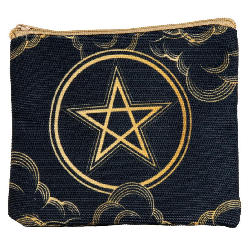 Pentacle in Clouds Coin Bag