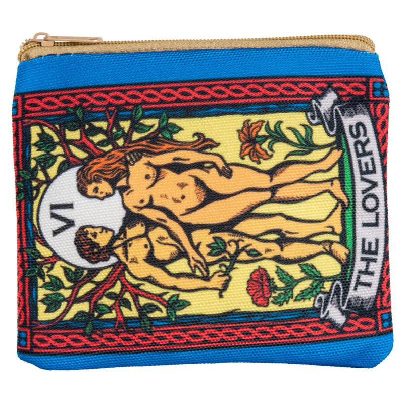 The Lovers Tarot Card Coin Bag