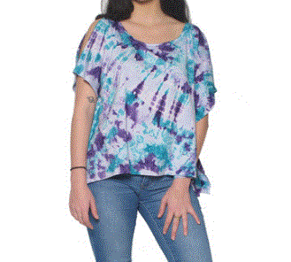Cotton Lycra Poncho Top 2029