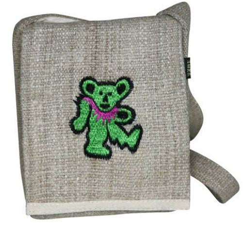 Small Hemp Dancing Bear Bag SDB