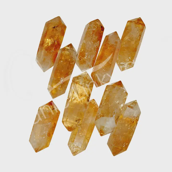 Citrine Double Terminated Polished Point