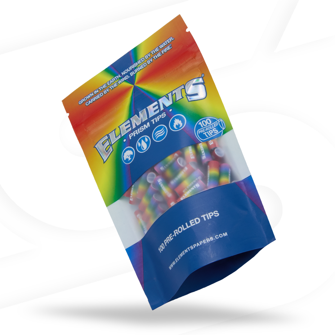 Elements Prism Pre Rolled Tips 100 ct Bag