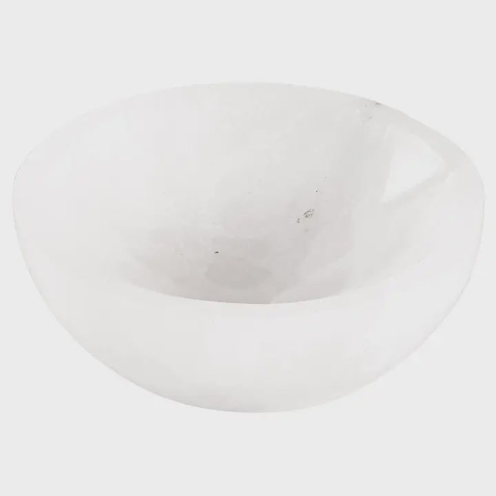 Selenite Round Trinket Holder 5476