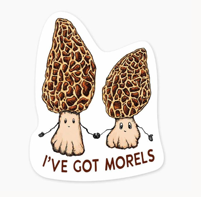 Morels Art Sticker