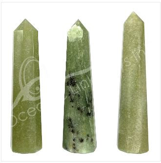 Aquamarine Quartz Obelisk