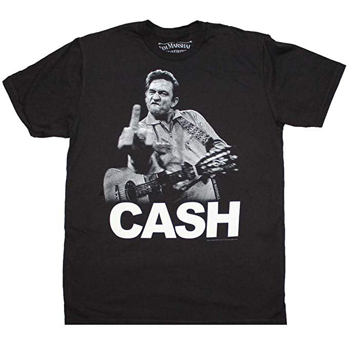 Johnny Cash The Bird T-Shirt