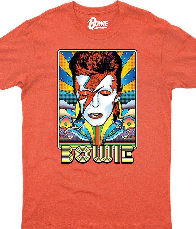 David Bowie Fashion Orange T-Shirt