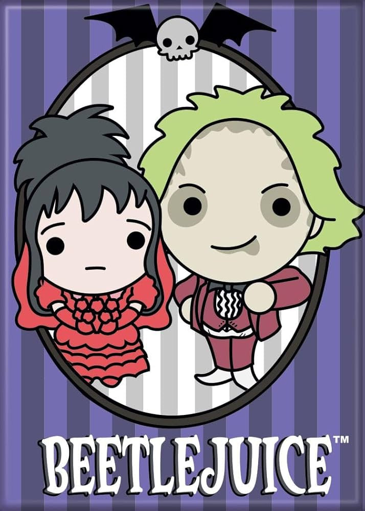 Beetlejuice Lydia Chibi Magnet