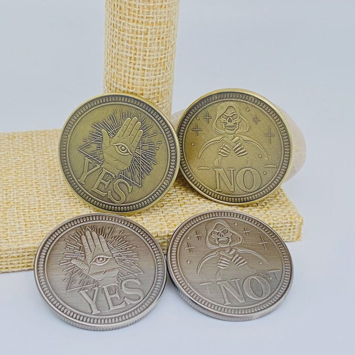 Devil's Eye Death Yes/No Decision Coin
