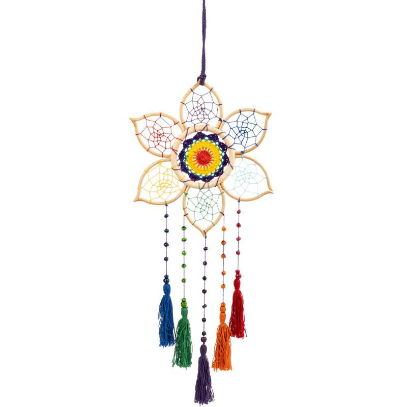 Lotus w/Tassels Dreamcatcher 64542