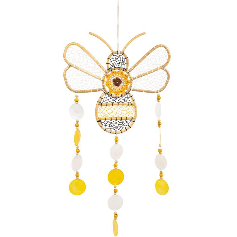 Bumble Bee & Capiz Shell Dreamcatcher 64545