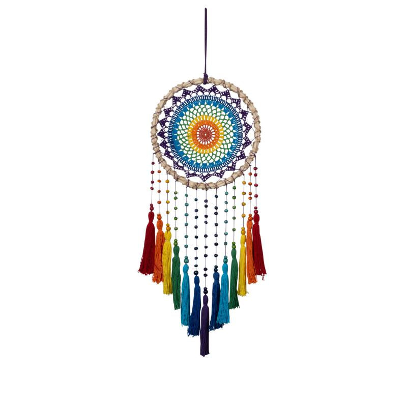 7 Chakra Dreamcatcher w/Tassels 64568