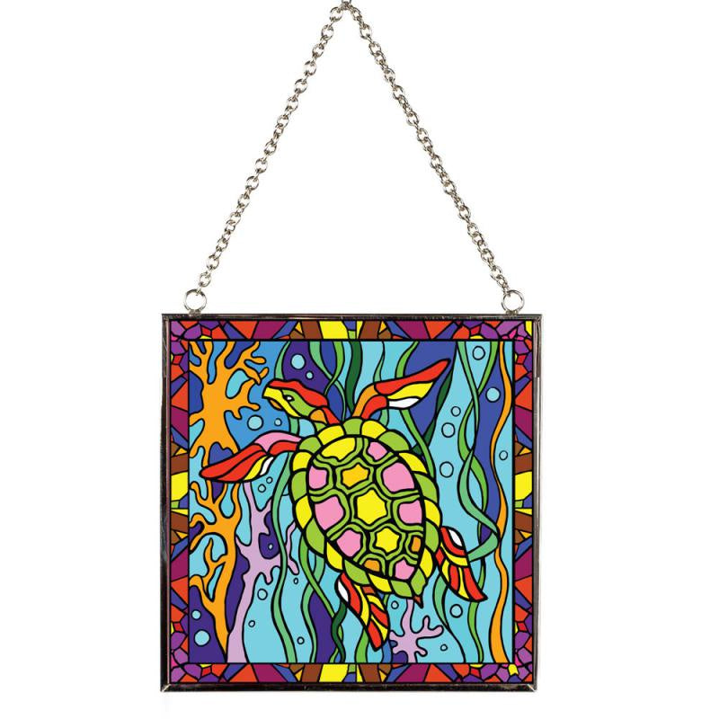 Stain Glass Suncatcher -Turtle 65122