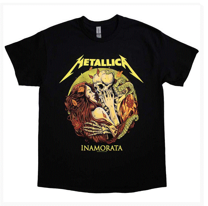 Rock Off - Metallica 'Inamorata' Unisex T-Shirt