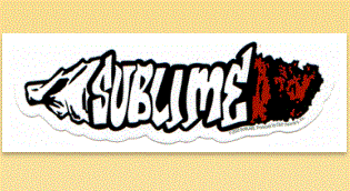 Sublime Sticker SN8504