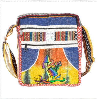 Benjamin - Small Crossbody w/Mushroom Rainbows