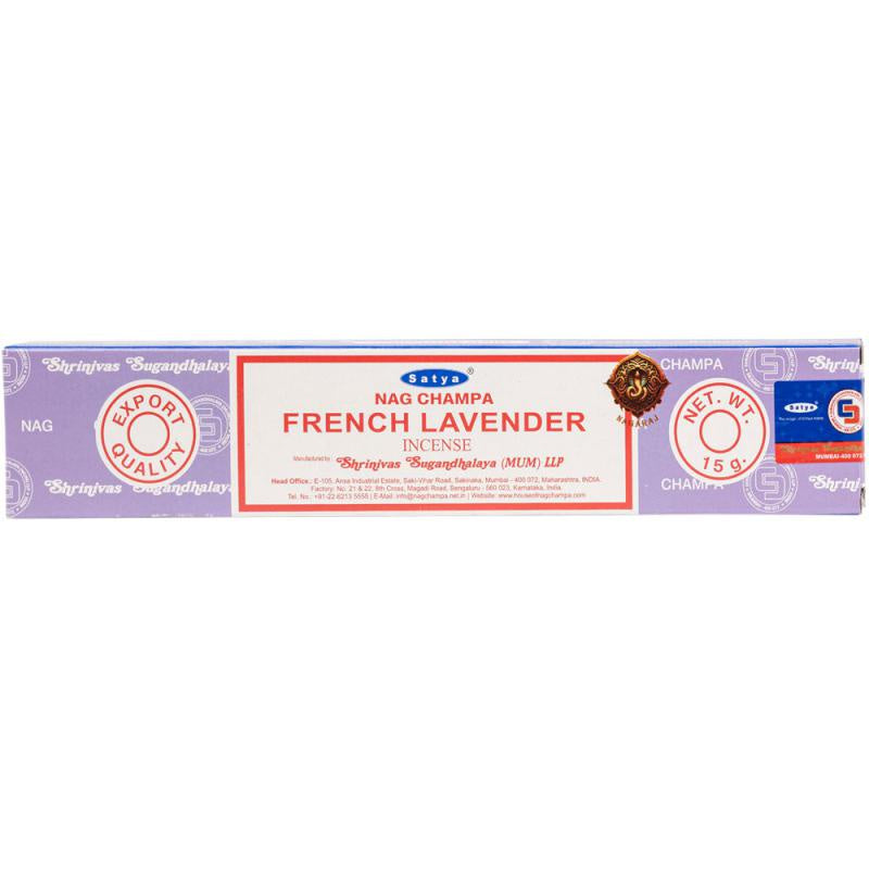 Satya French Lavender Nag Champa 15 Gram Incense Sticks