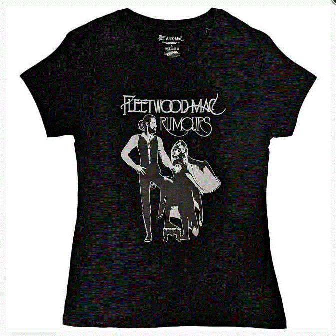 Fleetwood Mac Ladies T-Shirt - Rumours (Black)