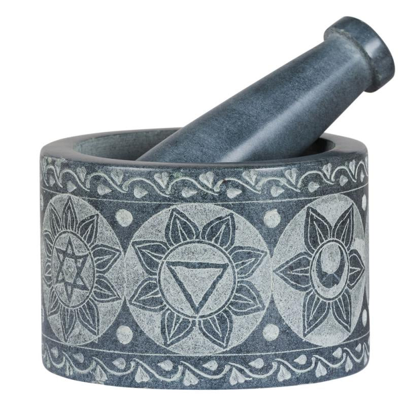 7 Chakra Mortar & Pestle 66777