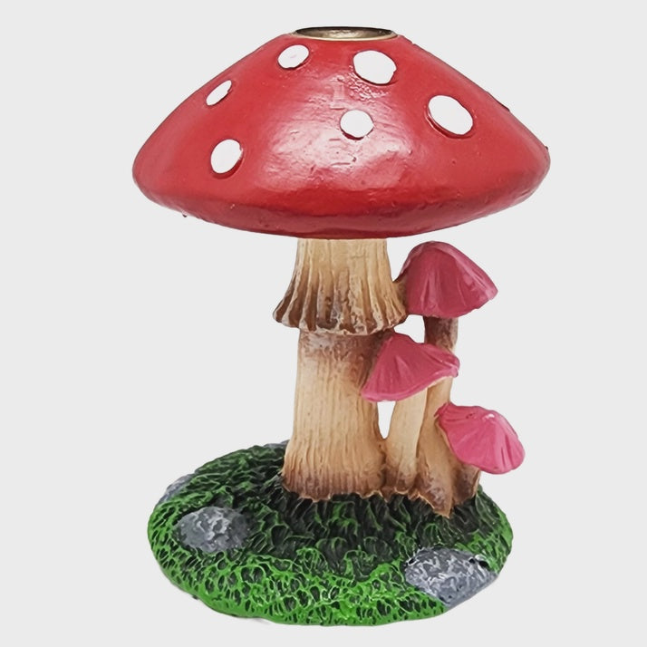 Dark Forest Mushrooms Backflow Burner 3464