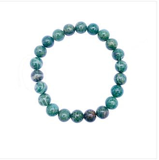African Jade Beaded Bracelet