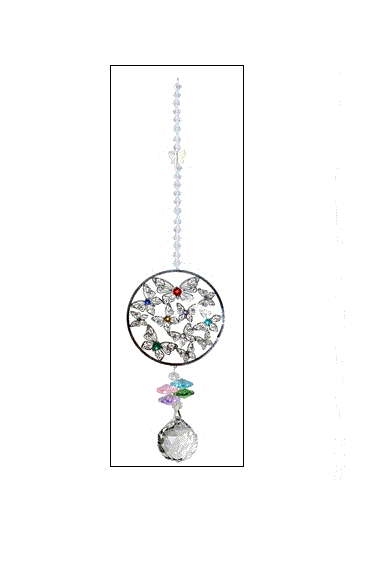 Butterfly Cluster Chrystal Sun Catcher