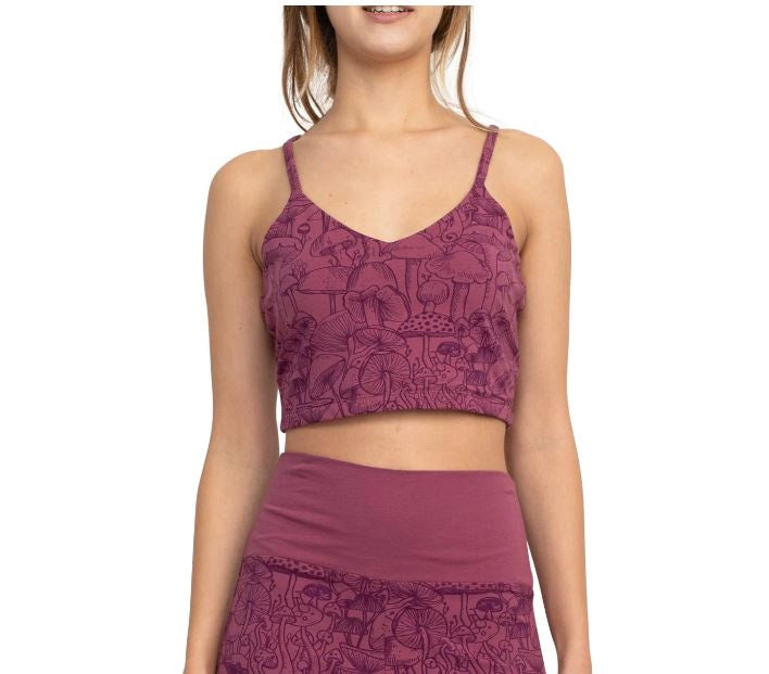 Mushroom V Yoga Tank 40283
