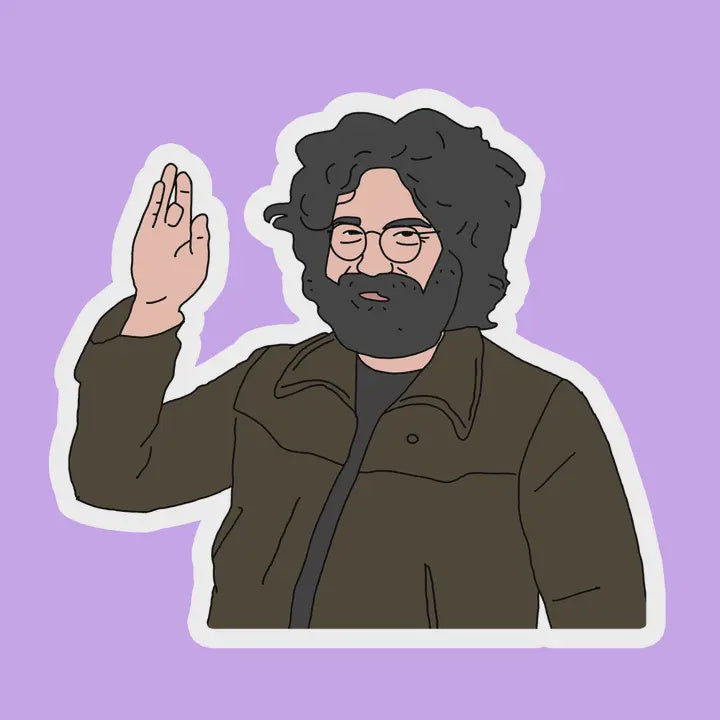 Grateful Dead Sticker - Jerry Garcia