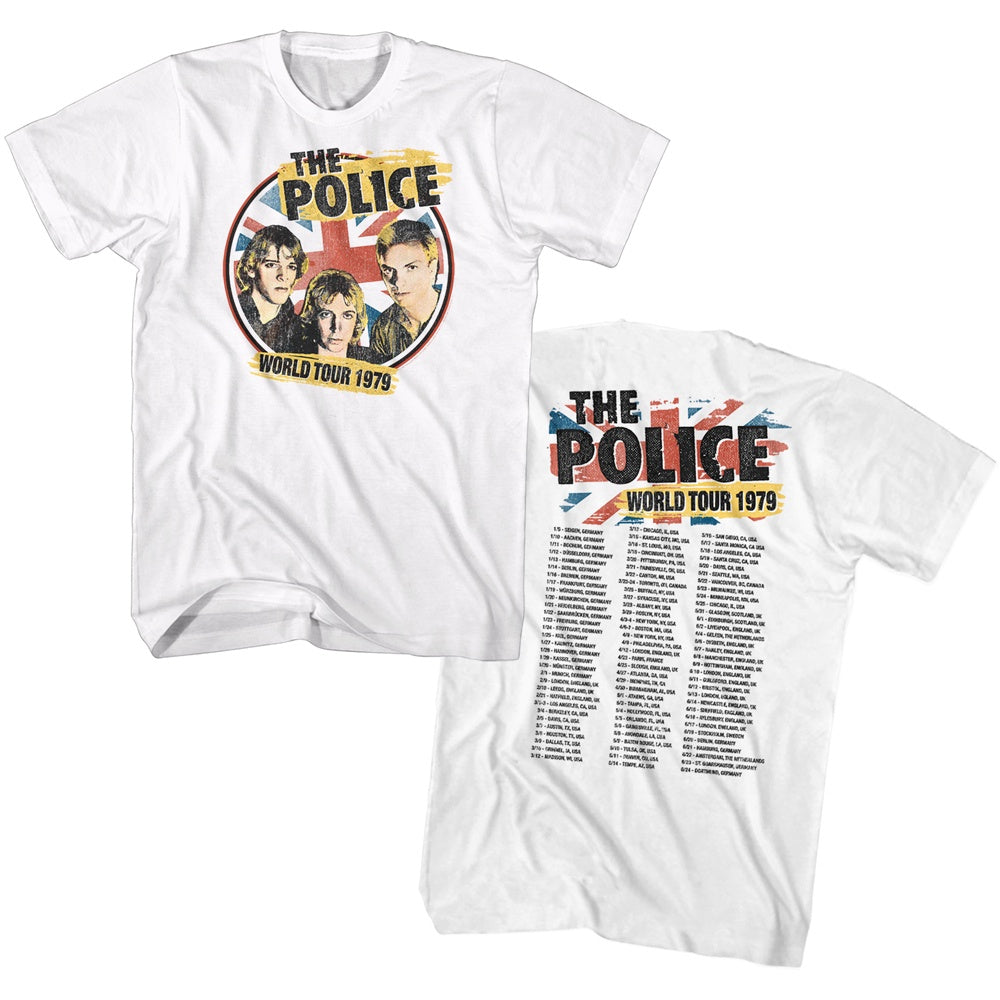 The Police 79 World Tour White T-Shirt