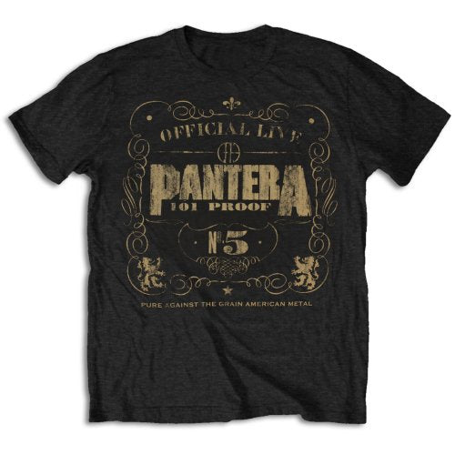 Pantera Unisex T-Shirt - 101 Proof (Black)