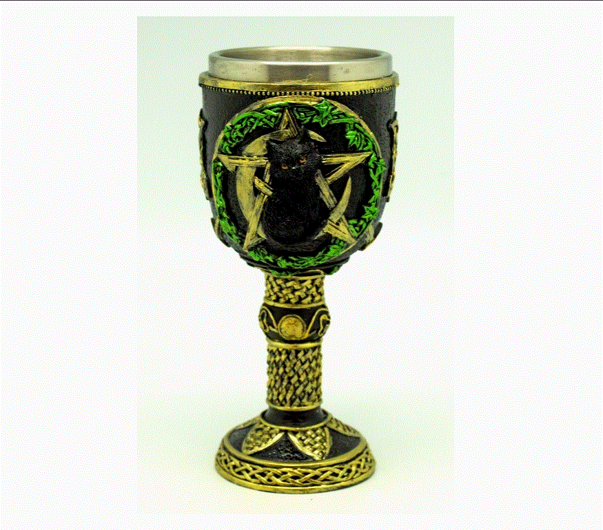 Cat Pentagram Goblet