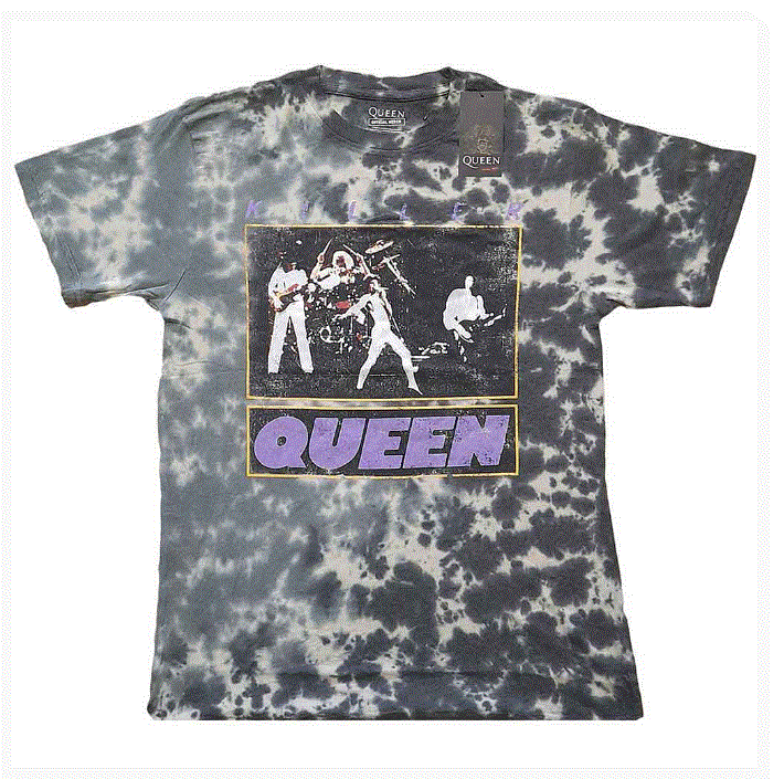 Rock Off - Queen 'Killer Queen' Tie Dye Unisex T-Shirt