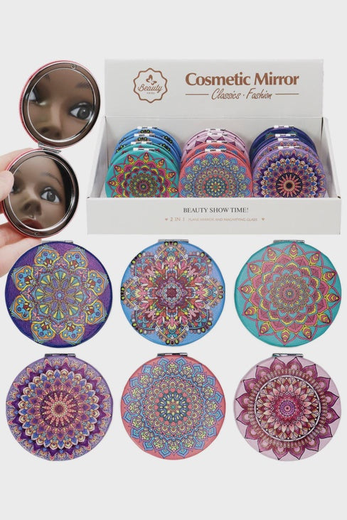Mandala Mosaic Compact Mirror