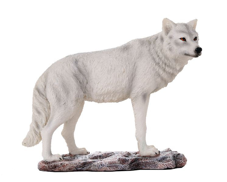 Artic White Wolf Statue 12253
