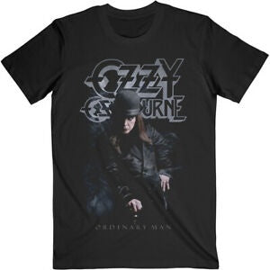 Ozzy Osbourne Unisex T-Shirt - Ordinary Man Standing (Black)