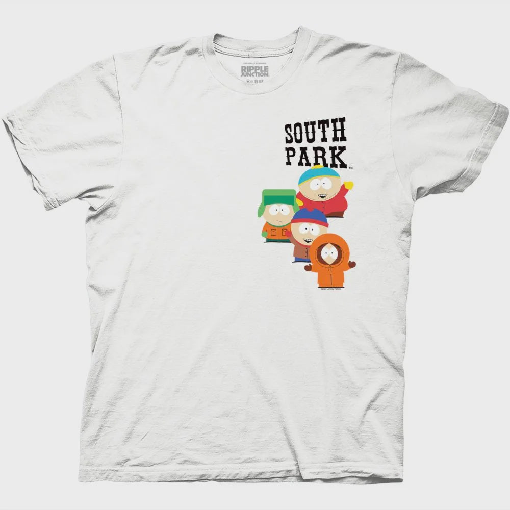South Park Logo With 4 Kids T-Shirt