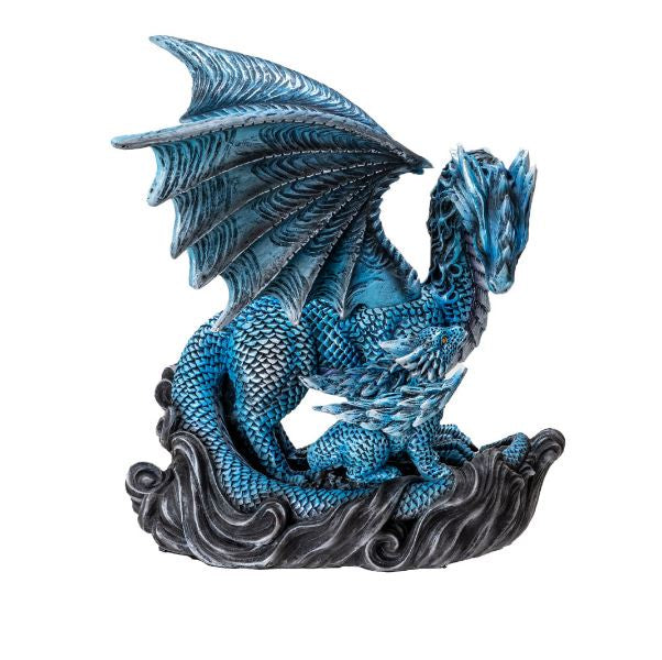 Water Dragon w/Hatchling Statue 16306