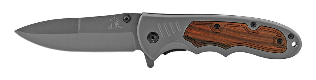 4.5" Traditional Stainless Steel Folding Pocket Knife - Grey