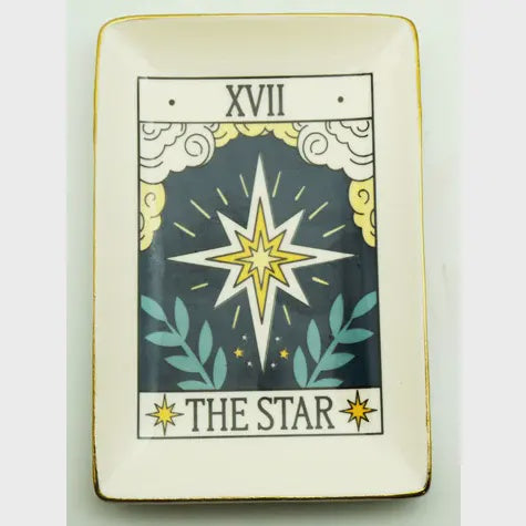 The Star Tarot Card Ceramic Tray 3453