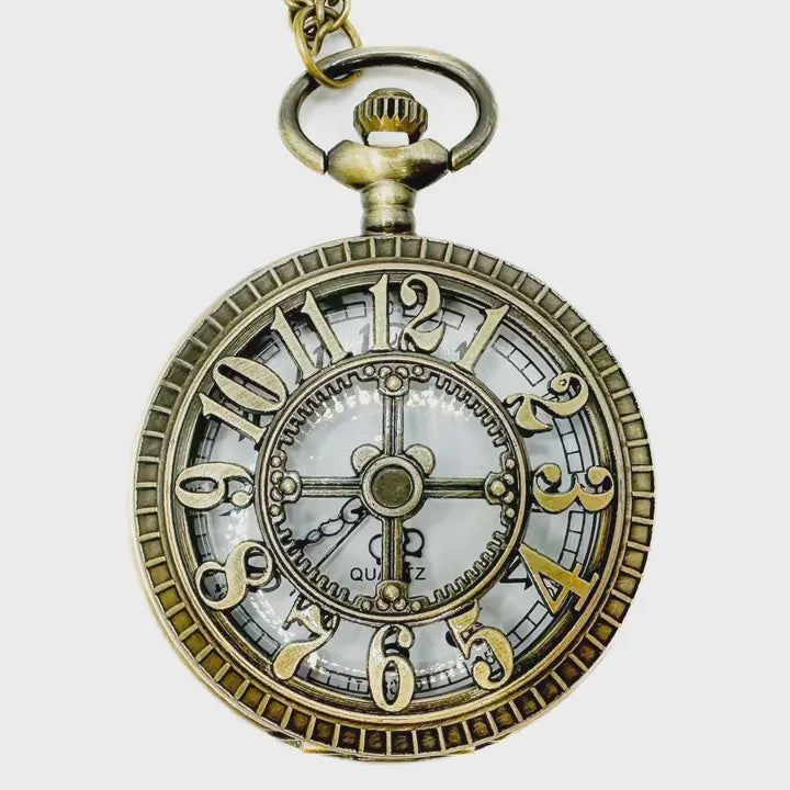 Large Numbers Pocket Watch - Style 11