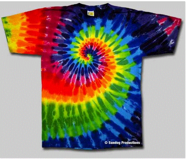 Sundog - Rainbow Swirl Tie Dye T-Shirt