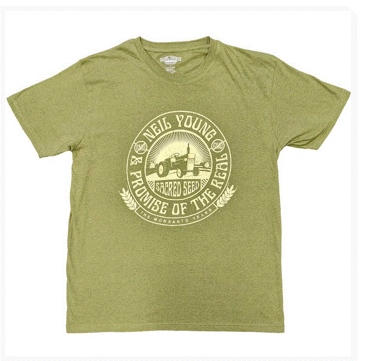 Rock Off - Neil Young 'Tractor Seal' Unisex T-Shirt