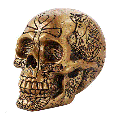 Egyptian Skull Statue 11450