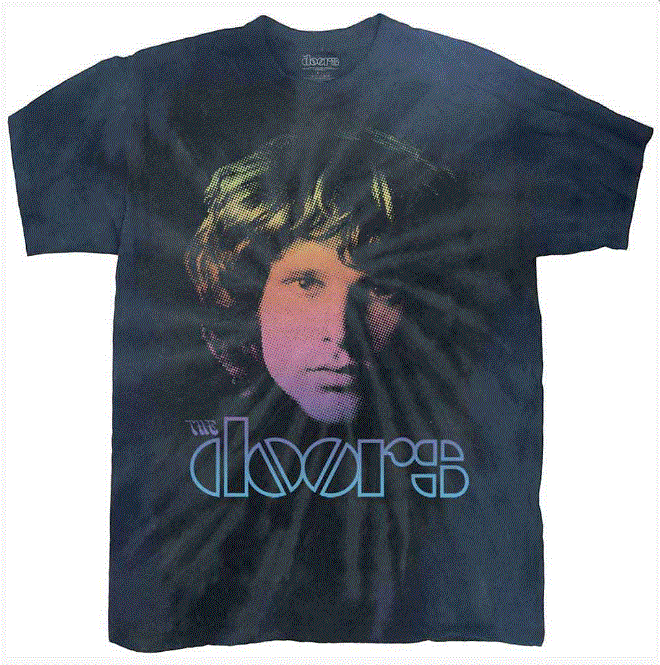 The Doors Unisex T-Shirt - Jim Halftone Gradient (Wash Collection)